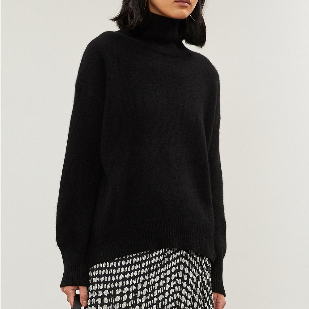 SOLD ❌ 360 Cashmere Black Tasha Sweater Small